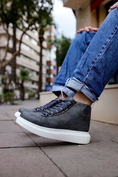 Chekich Kömen Ch258 Cbt Roman Ανδρικές Μπότες Anthracite