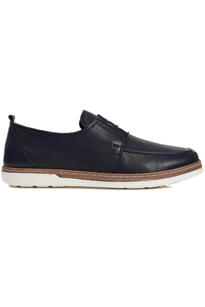Greyder 62625 Men's Navy Blue Genuine Leather Shoes