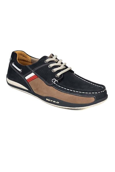 Greyder 00106 Men's Navy Nubuck Genuine Leather Shoes