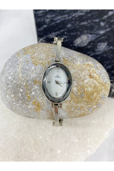 Coliseum Vintage Inside White Silver Women's Wristwatch