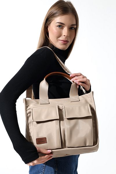 Moda azza Geantă de umăr elegantă din satin pentru femei, cu buzunare frontale și husă cu magnet
