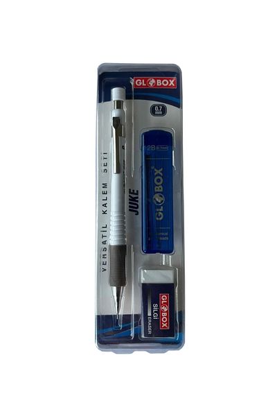 Globox Juke Series Set of 3 Pencils - Metallic, Versatil Nib, Mechanical Pencil 0.7 mm - 1 Pcs