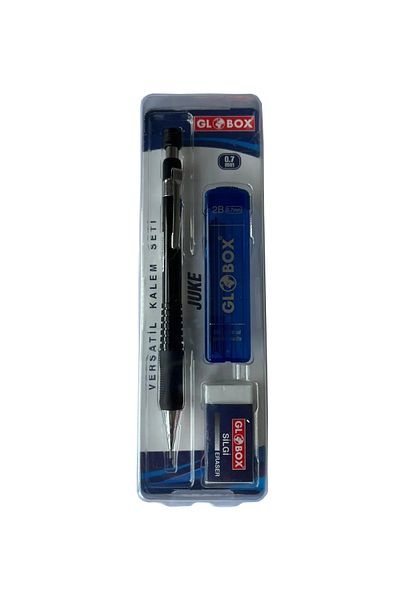 Globox Juke Series Set of 3 Pencils - Metallic, Versatil Nib, Mechanical Pencil 0.7 mm - 1 Pcs