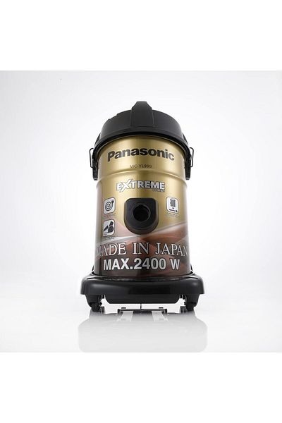 PANASONIC 2400W Portable Detachable Drum Vacuum Cleaner Black & Gold 21L MC-YL999N747