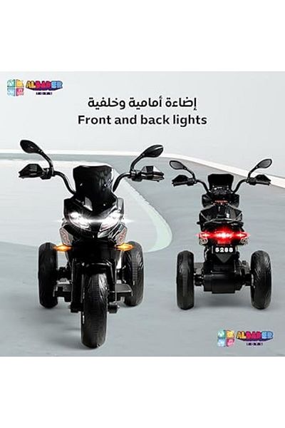 ALBADER Children's Electric Motorcycle, Can Ride on Tricycles, Kids Ride On Motorcycle For Kids