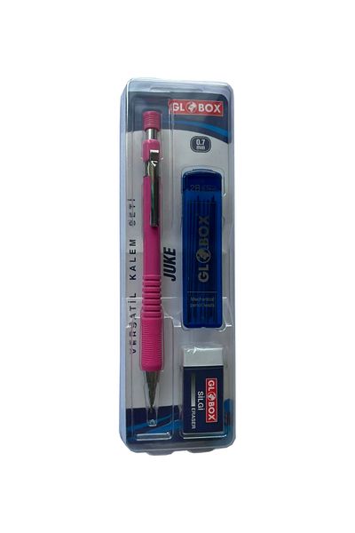 Globox Juke Series Set of 3 Pencils - Metallic, Versatil Nib, Mechanical Pencil 0.7 mm - 1 Pcs
