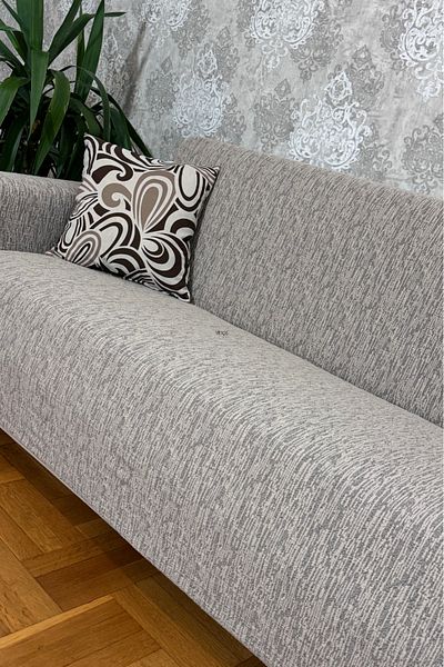 UYMALL Еластичен калъф за диван Jacquard Vision за 3 места | Еластичен калъф за седалка | Калъф за седалка
