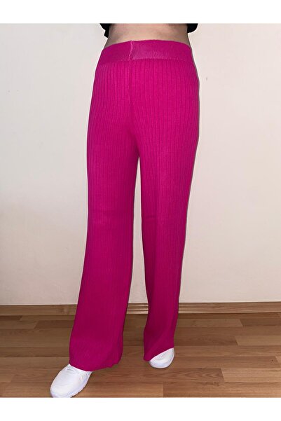 mamizya Knitwear Pants with Elastic Waistband