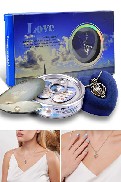 WEST GROUP Sevgiliye Özel Hediye Midye İnci Kolye Seti Doğum Günü Sepeti Kız ...