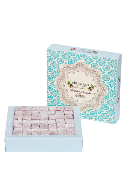 Birsalkım Pomegranate Double Roasted Pistachio Turkish Delight 250 Grams (Glucose Free)