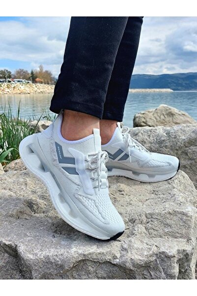 DUNLOP 2357-2356 White Air Soft Sole Men's Sneakers