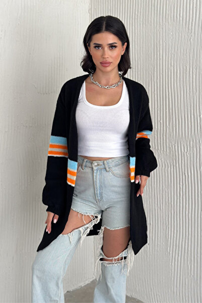 02Lady Fashion Πλεκτή ζακέτα με μοτίβο μαλακής υφής