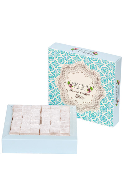 Birsalkım Traditional Plain Rose Turkish Delight 750 Grams (Glucose Free)