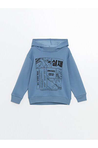 LC Waikiki Дебела суитшърт с качулка за момчета