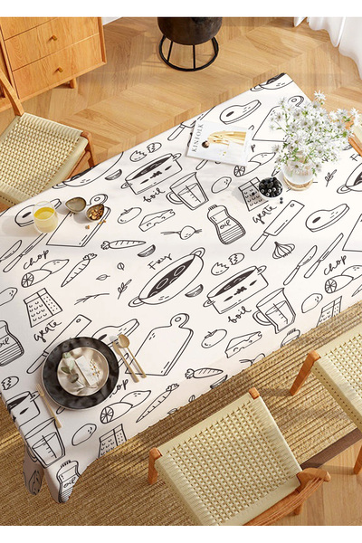 ALAMODECOR مفرش طاولة المطبخ