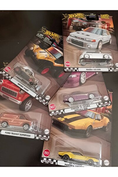 HOT WHEELS Premium Arabalar Boulevard 2024 - Mix 4 / GJT68-979Y 5 Li Set