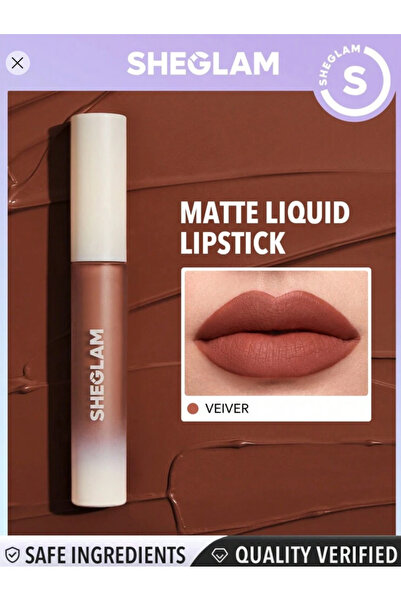 SHEGLAM Matte Allure Liquid Lipstick , Vetiver