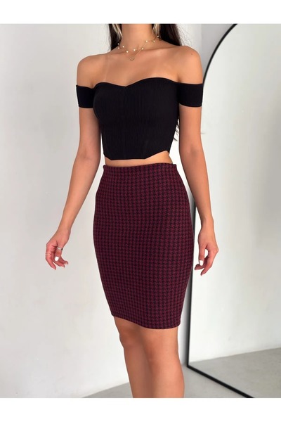 02Lady Fashion Women Pencil Skirt