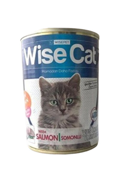 Wise Cat WİSE CAT SOMONLU YETİŞKİN KEDİ 400 GR X 12 ADET - Petshopundan
