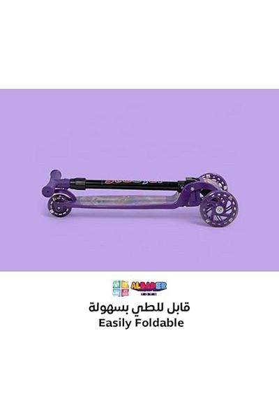 ALBADER Scooter Kids, 3 Wheel Kids Scooter with Foldable & Height Adjustable Handle, kick Scooter 2+