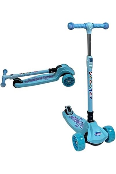 ALBADER Kick Scooter, Folding Kickboard Scooter, Foldable Scooter, Anti-Slip Deck Outdoor Scooter