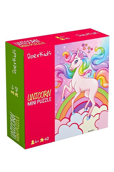 DoerKids Unicorn Mini Puzzle |   3-7 Years - 40 Pieces