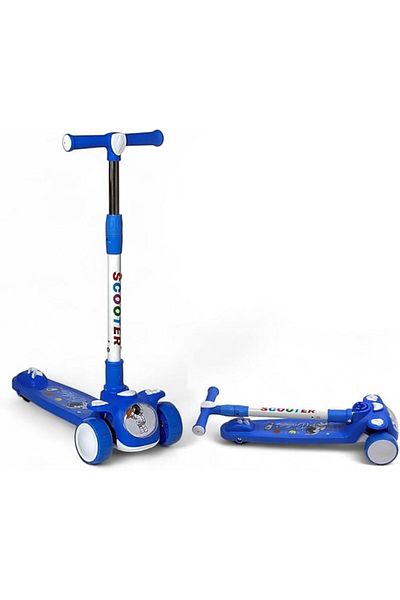 ALBADER Kick Scooter, Kids Scooter, Foldable Storm Ride Scooter, Adjustable Handle Kick Scooter