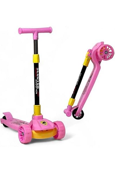 ALBADER Deluxe Mint Scooter, PVC Kick Scooter, Durable Self-Propelled Scooter, Manual Scooter