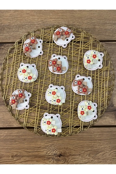 Bright3 Girl's Clip Buckle with Teddy Bear, Silicone, Automatic, April 23, Eid