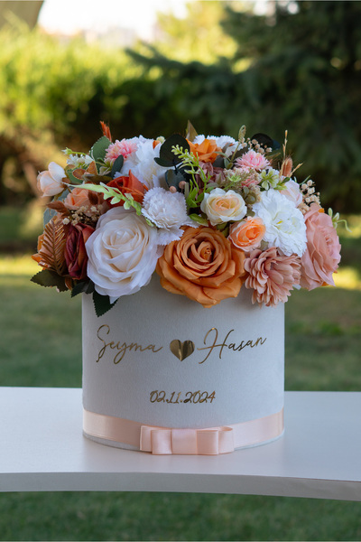 FilizKonuk Kutuda Kız İsteme Buketi Söz Çiçeği ve Nişan Organizasyonu Nikah H...