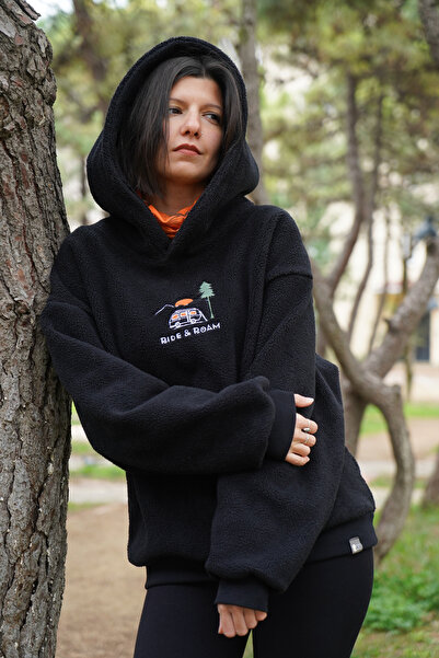 Ride and Roam Moonlight Sherpa Hoodie Sweatshirt