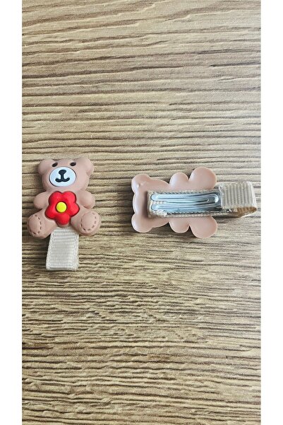 Bright3 Girl's Silicone Buckle with Teddy Bear - April 23 New Year's Eid Automatic Clip