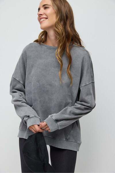 No Matter What Breathable Oversized Sweatshirt
