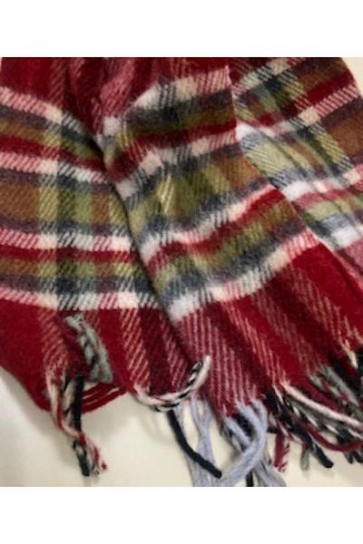 GENÇEV HOME COLLECTİONS Scotch Knee Pad - Tv Blanket - Sofa Shawl 160X220 Wool Blanket