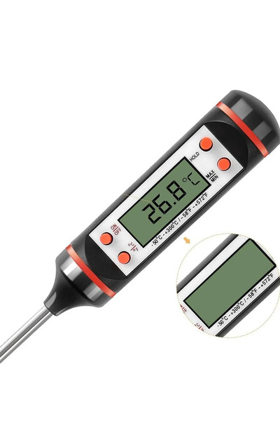 poswicon Yemek, Et, Gıda, Su, Süt, Bebek Maması, Izgara Dijital Sıcaklık Ölçer Dijital Mutfak Termometresi