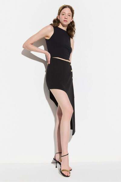 No Matter What Asymmetrischer Schlitzrock