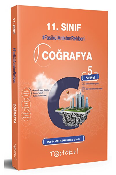 Test Okul Yayınları 11.sınıf Coğrafya Fasikül Anlatım Rehberi 9786057870971