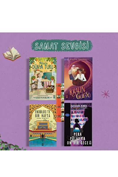 Genç Timaş 6.7.8.Sınıf(4kitap)Alicein Dünya Turu, Kralın Gülüşü, Endülüste Bi...