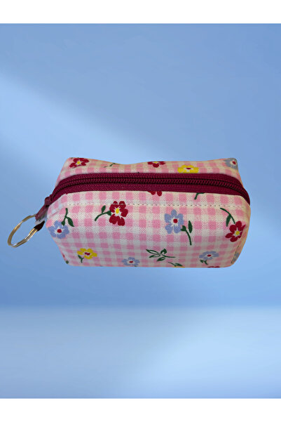 Ays Quilt Çok Amaçlı Anahtarlık Çanta Charm - Airpods Kılıfı - Mini Ruj Ve Bozuk Para Çantası