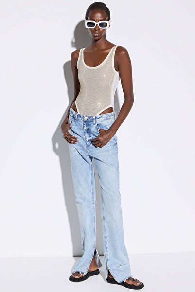 No Matter What Badeanzug mit glänzenden Steindetails