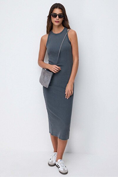 No Matter What Neckholder-Midikleid