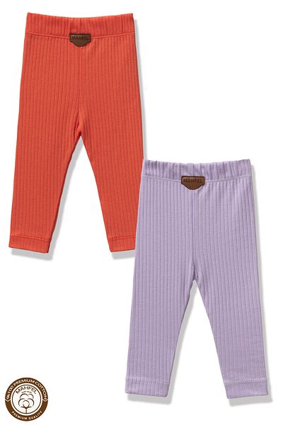 MAHFEL Premium 2-Piece Baby and Child Tights Set (100% Cotton)