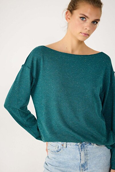 No Matter What Leichtes Glitzer-Sweatshirt