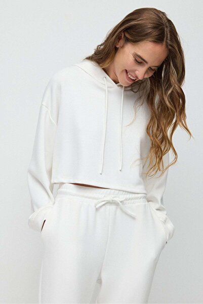 No Matter What Weiches, kurzes Kapuzen-Sweatshirt