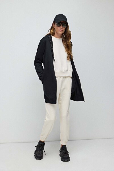 No Matter What langer Pullover mit Reißverschluss