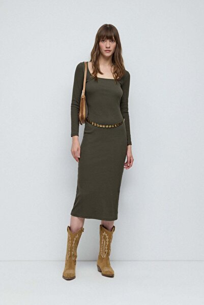 No Matter What Kare Yaka Bodycon Dress