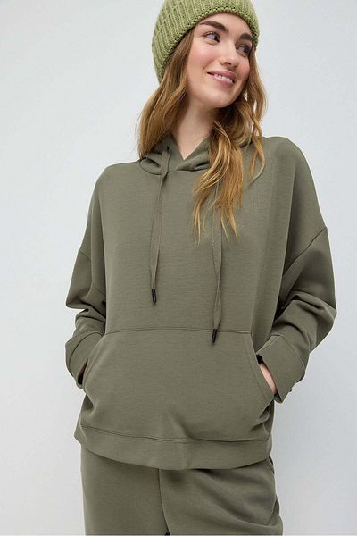 No Matter What Soft Touch Hooded Sweatshirt in Kumaş Fabric