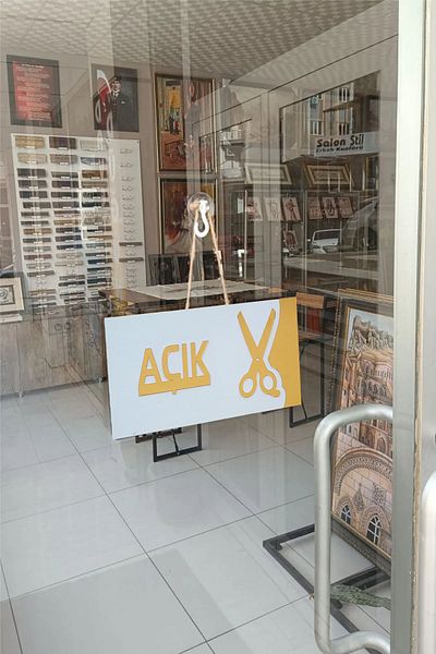 Mars Wooden Mirror Plexi Outdoor Indoor Hairdresser Tailor Direction Sign Store Door Direction Sign