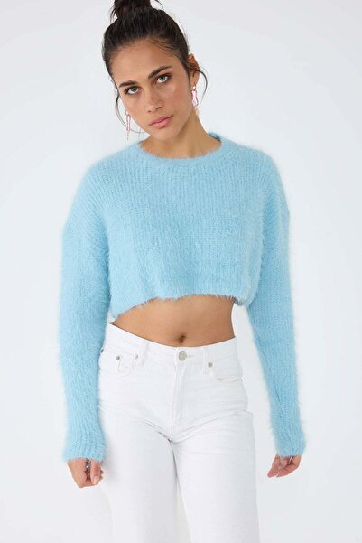 No Matter What Kurzer Pullover mit Rundhalsausschnitt