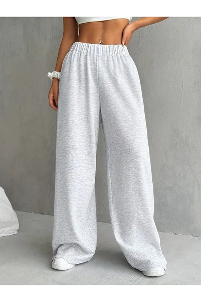 CAONNES 3-Pack Women's Gray and Black Baggy Loose Fit Flexible Comfortable Fabric Sweatpants Shah Moda Life